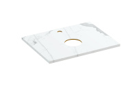 Столешница Cersanit STONE из керамогранита Energy 60x45x2 белый матовый 63856